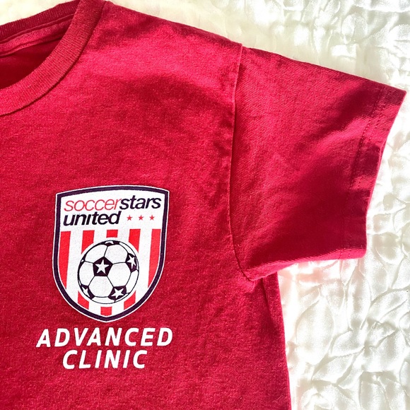 Boys SUPER SOCCER STARS Advanced Clinic T-Shirt SZ S - Picture 4 of 8